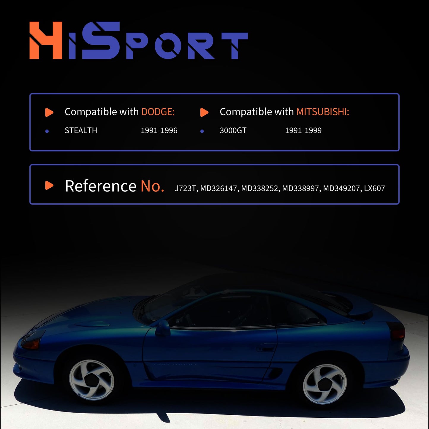 HiSport MD338997 Ignition Control Module - Compatible with Dodge Stealth 1991-1996 Mitsubishi 3000GT 1991-1999 Replaces MD349207 L723T LX607