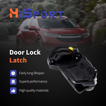 HiSport 72650-T0A-H01 Power Door Lock Actuator Rear Left - Compatible with Honda Accord Sedan 4 Doors 2013 2014 2015 2016 2017