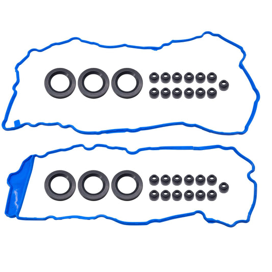 HiSport Engine Valve Cover Gasket Set - Compatible with GMC Acadia 3.6L V6 3564cc 217cid 2007-2008 - Replace VS50726R