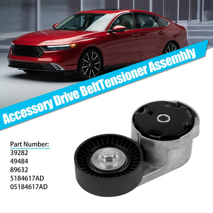 HiSport 39282 Drive Belt Tensioner Compatible with Chrysler 200 300 Town & Country, Dodge Avenger Challenger Charger Durango Journey, Jeep Grand Cherokee, Ram 1500 Promaster 1500, Volkswagen Routan