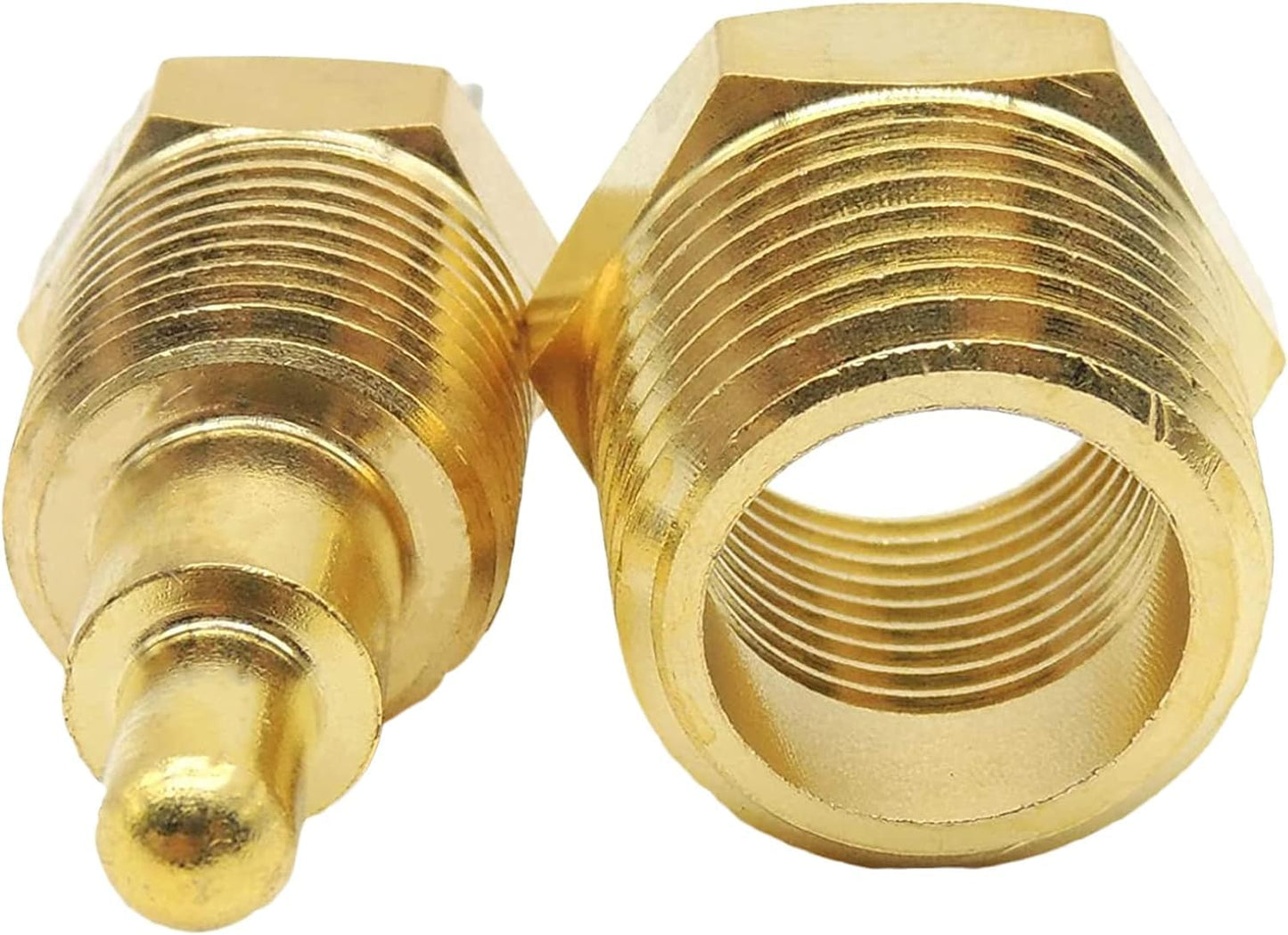 Hisport Electric Engine Cooling Fan Thermostat Temperature Sensor Switch with 3/8" Pipe Thread, 185 to 170 Degree Electric Engine Cooling Fan Thermost.