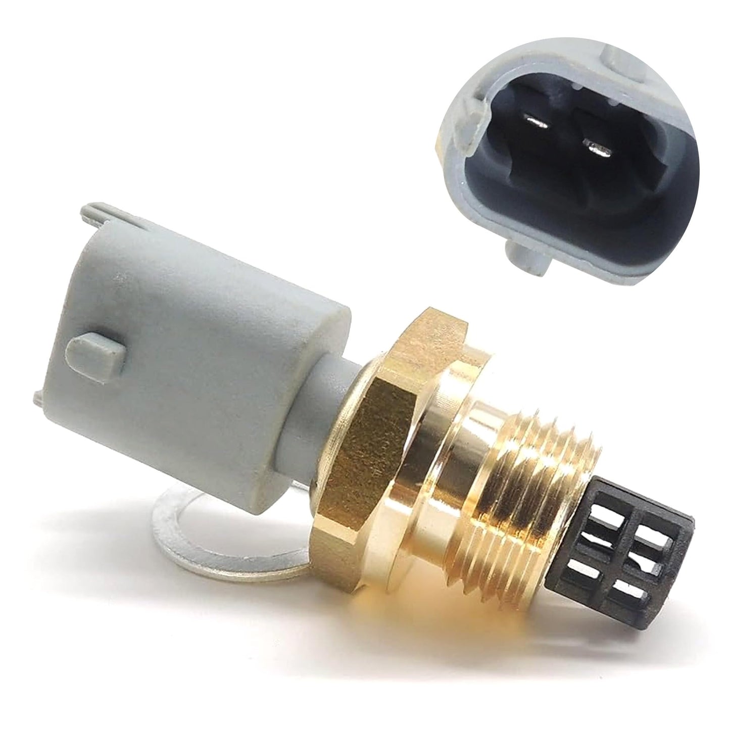 HiSport DY984 Air Temperature Sensor - Compatible with Ford E-350 E-450 Excursion F-250 F-350 F-450 F-550 Super Duty 2003-2010 6.0L - Replaces TX265 SU8738 5S7248 3C3412A697AA