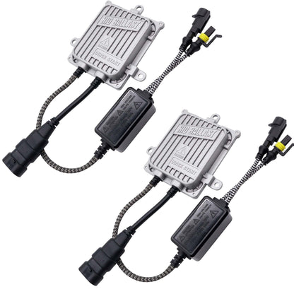 HiSport HID Headlight Ballast Control Module Unit Compatible with Bulb H11 H7 H8 H9 H4 H1 9005 9006 9007, 2PCS