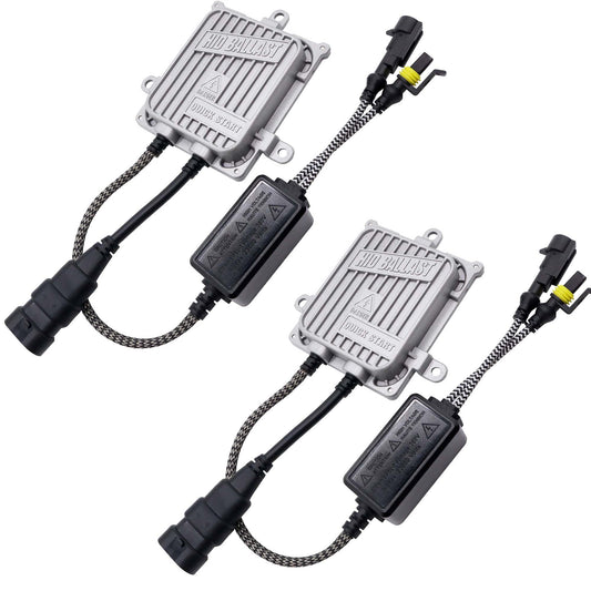 HiSport HID Headlight Ballast Control Module Unit Compatible with Bulb H11 H7 H8 H9 H4 H1 9005 9006 9007, 2PCS