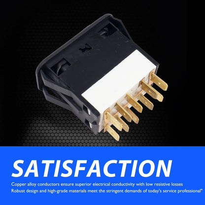 HiSport Single Window Switch Electric Button - Compatible with Freightliner Columbia Truck 2003-2010 Replace A06-30769-027