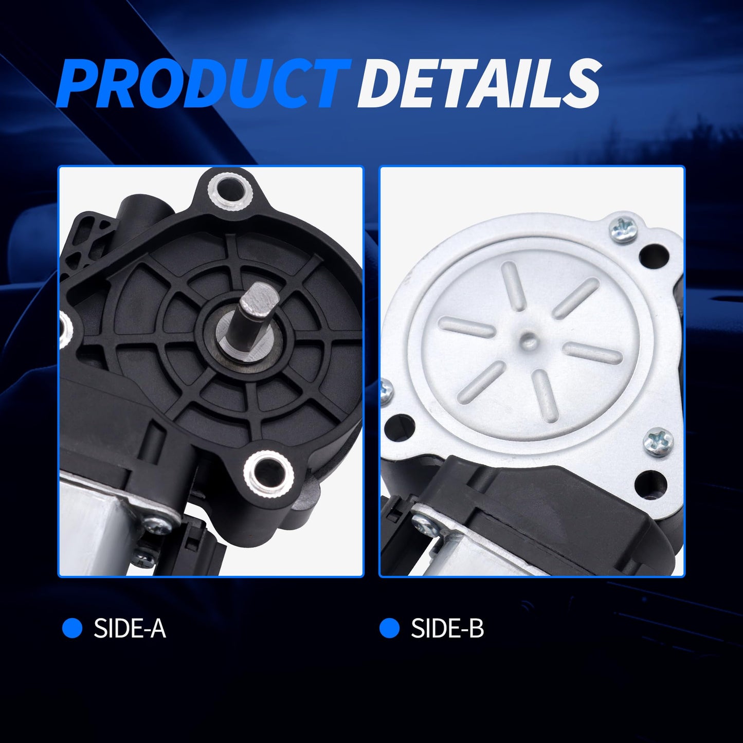 HiSport 676061 RV Stair Entry Step Motor Compatible with Kwikee Step Motor Lippert Components,379147 366043,369506 1101428 214-1001