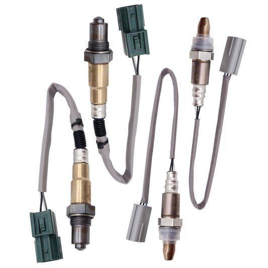 HiSport 4PCS O2 Oxygen Sensor - Compatible with Nissan 2007-2012 Armada 2008-2012 Pathfinder 2007-2012 TITAN 2007-2010 INFINITI QX56 Downstream Upstream Replace 234-9038 234-4835