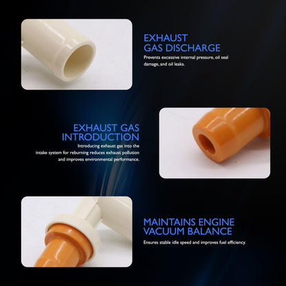 HiSport PCV Valve - Compatible with Mazda 2006-2015 MX-5 Miata 2004-2013 3 2006-2010 5 2003-2008 6 - Replace 045-0371 L32513890A LF1313890