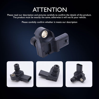 HiSport 55573249 Manifold Absolute Pressure Sensor - Compatible with Buick Cascada Encore Envision Cadillac ATS CT4 CTS XTS Chevrolet Cruze Equinox Trax GMC Terrain Replaces 236G9580