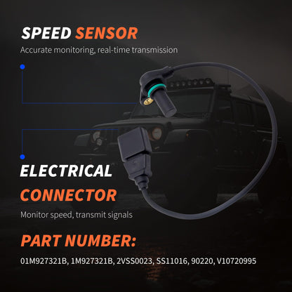 HiSport Automatic Transmission Speed Sensor Compatible with Volkswagen Jetta 1999-2005 Beetle 1999-2004 Golf 1999-2007 Jetta City 2007 Replaces 01M927321B 1M927321B 2VSS0023 SS11016 V10720995