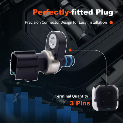 HiSport 4799758 Transmission Governor Pressure Sensor - Compatible with Dodge Jeep RAM 1500 Mitsubishi 45RFE 545RFE 68RFE 2000-2021 - Replaces 4799758AB 4799758AD 4799758AF 5016222AA