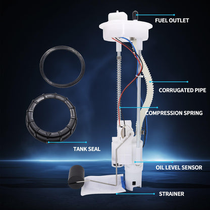HiSport 47-1002 Electric Fuel Tank Pump Assembly Compatible with Polaris Sportsman 450 570 850 ETX Touring X2 XP 2014 2015 2016 2017 2018 2019, Hawkeye 325, Scrambler 850 Replace 73-8912