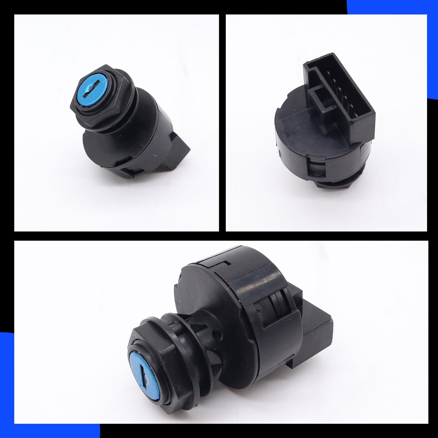HiSport Ignition Key Switch Compatible with Polaris RZR XP 1000,ACE 500 700 900,ATP 330,General 1000,RZR 570 900,Ranger 400 500 570 800,Sportsman 500 ACE 570 XP 550,Trail Boss 330,RZR XP 4012165