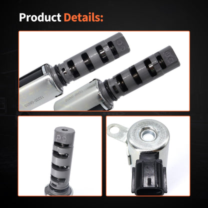 HiSport Variable Valve Timing Solenoid - VVT Actuator Oil Control Valve OCV Compatible with Lexus ES300 ES330 RX300 RX330 RX400H Toyota Avalon Camry Highlander Sienna Solara Left & Right