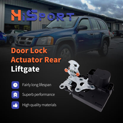 HiSport 15110511 Rear Trunk Door Latch - Compatible with Buick Rainier Chevy Trailblazer EXT GMC Envoy XL Envoy XUV Isuzu Ascender Oldsmobile Bravada Saab 9-7x 2002-2009 - Replace 931-298 15159269