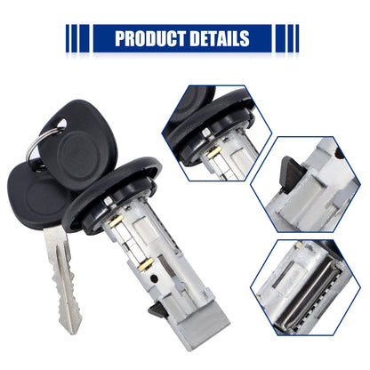 HiSport Ignition Lock Cylinder Switch US-312L W/2 Keys Replacement for Chevy Silverado Avalanche Tahoe Suburban GMC Sierra Buick Hummer Bravada Pontiac 1999-2007