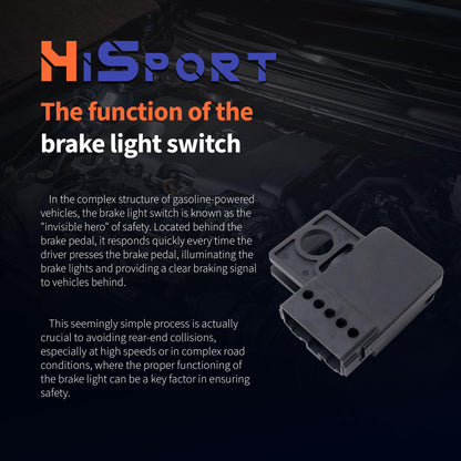 HiSport Brake Light Switch F87Z13480AA SLS247 Compatible with Ford Crown Victoria F-150 F-250 F-350 & Lincoln Blackwood Navigator Town Car & Mercury Grand Marquis Mountaineer
