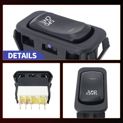 HiSport 901-5216 Cruise Control Switch - On/Off Compatible with Freightliner Columbia 2001-2017,Century Class 2001-2011,Columbia 112 2004 2007-2008 2015,120 2001-2009 2012-2014