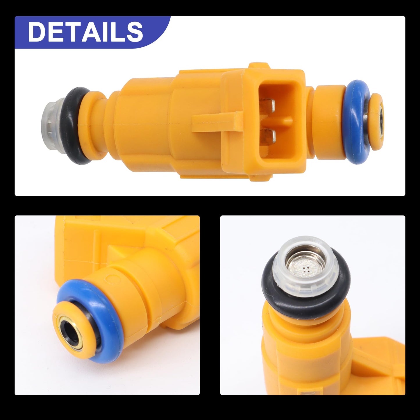 HiSport Fuel Injectors 0280155900 6PCS Replacement For Explorer Mercury Mountaineer 4.0L 1999 2000 2001