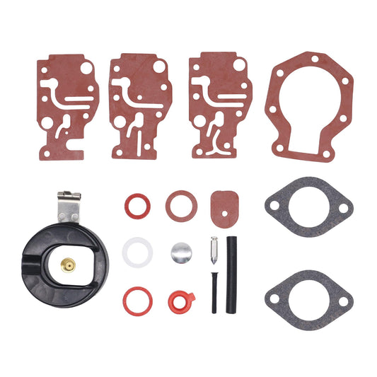 HiSport Carburetor Carb Repair Kit 439073 431897 18-7219 Replacement for Johnson Evinrude 6hp 8hp 9.9hp 15hp 20hp