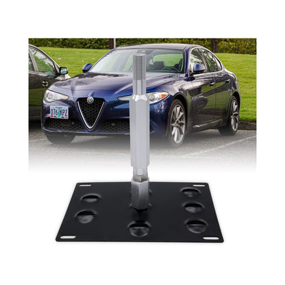 HiSport No Drill Front Bumper Tow Hook License Plate Mounting Bracket Adapter Kit Compatible with Scion FRS 2013-2017 , Subaru BRZ 2013-2021 & WRX 2015-2021 , Toyota Prius 2010-2015 & 2017-2021