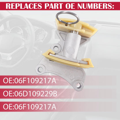 HiSport 06F109217A Timing Chain Tensioner Compatible with Audi A3 2006-2008, A4 2005-2009, TT 2008-2009, Volkswagen EOS 2007-2009, Golf 2012-2013, GTI 2006-2008, Jetta 2006-2008, Passat 2006-2008