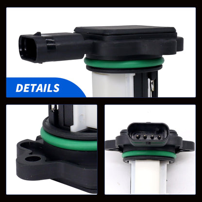 HiSport MAF Mass Air Flow Sensor - Compatible with BMW 135I 335I 435I 528I 535I 640I 740I Replaces 5WK97512 5WK97512Z 74-50088