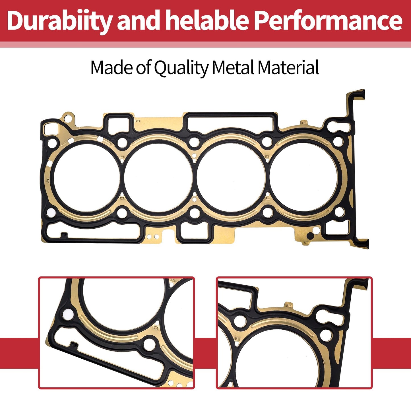HiSport Engine Head Gasket Set Compatible with Hyundai Elantra 2011 2012 2013 Elantra GT 2013 Kia Forte 2014 Soul 2012-2013 HS26561PT