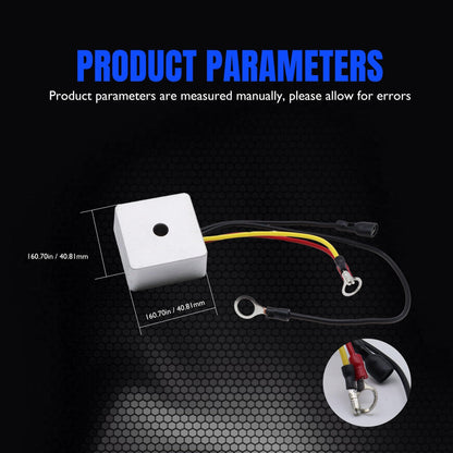 HiSport Voltage Regulator Rectifier - Compatible with Club Car DS & Carryall Golf Cart 1992-2007, Precedent 1996-2007 Replaces 1015777