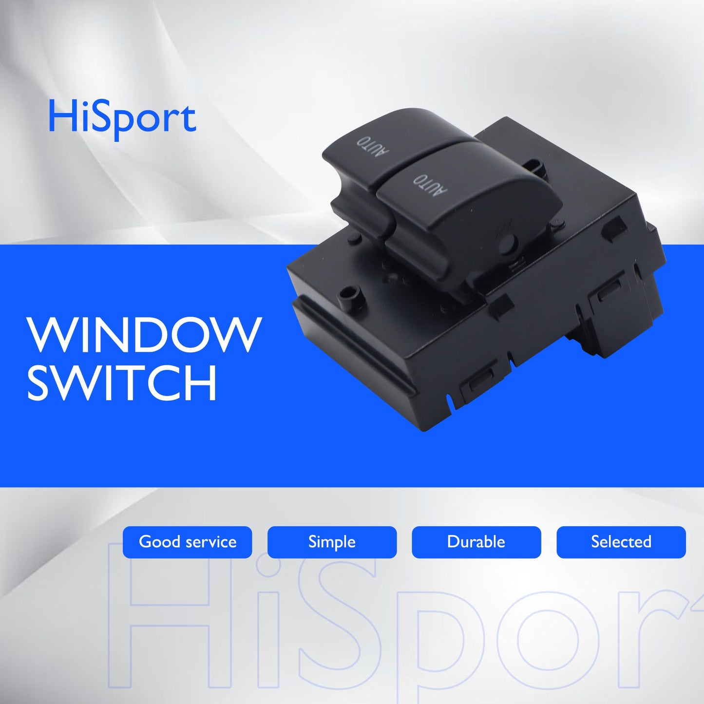 HiSport Power Window Switch Front Driver Side - Compatible with Ford Mustang 2010 2011 2012 2013 2014 - Replace AR3Z14529CA