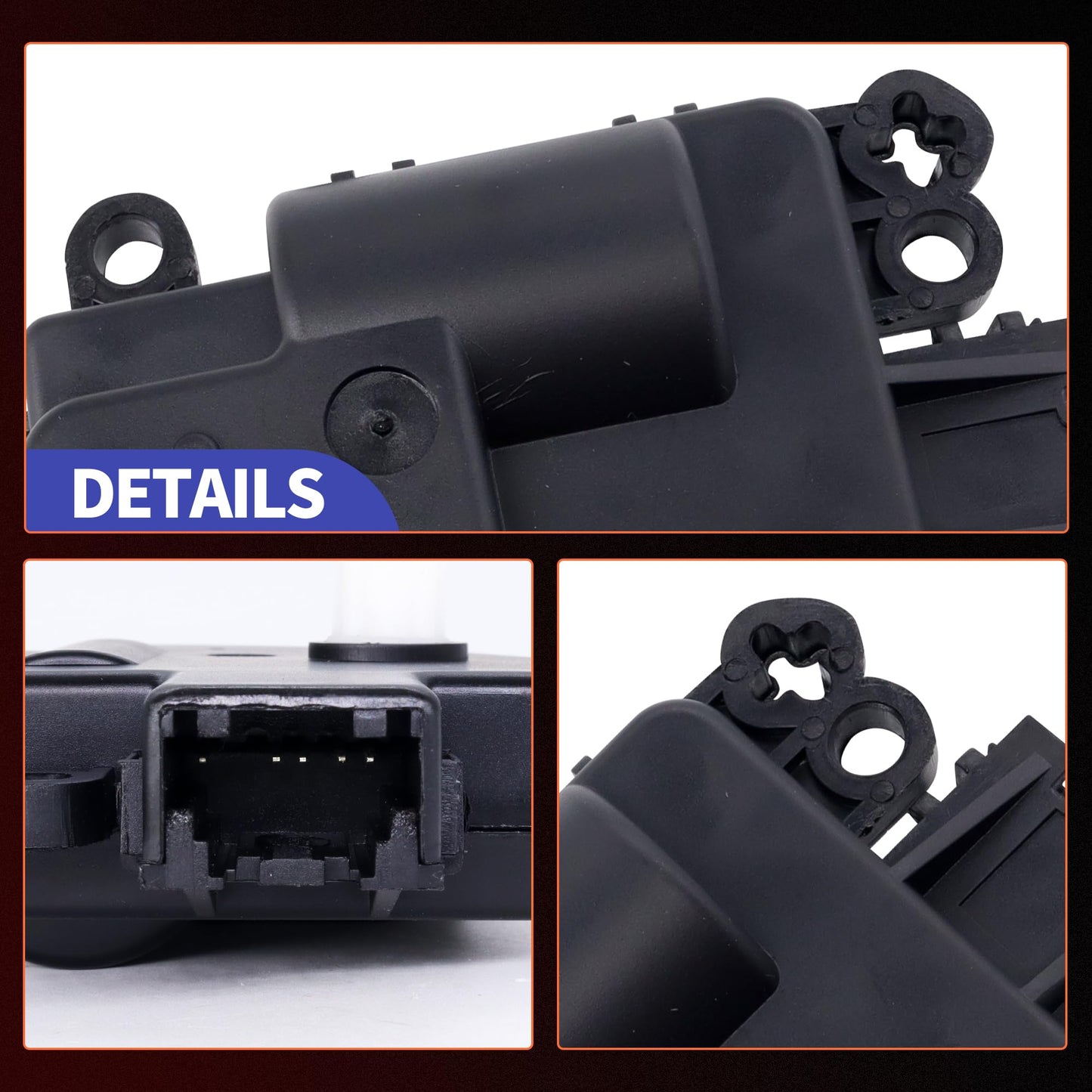 HiSport HVAC Blend Door Actuator 604-024 - Compatible with Chrysler 300 Town & Country Compatible with Dodge Challenger Charger Grand Caravan Dakota Magnum 2008-2019