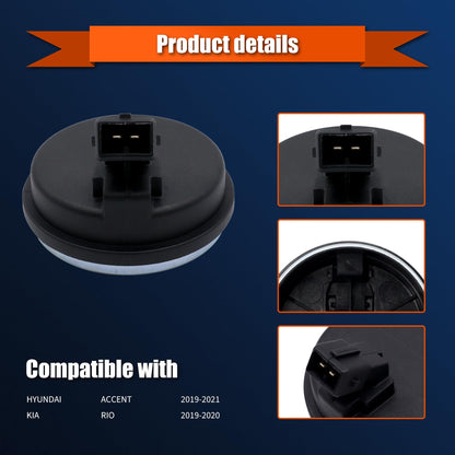Hisport ABS Wheel Speed Sensor 58980F9000 Rear Driver and Passenger Side - Compatible with Hyundai Accent 2019-2021 Kia Rio 2019-2020