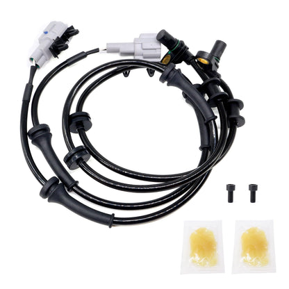 HiSport Front ABS Wheel Speed Sensor Left and Right Compatible with Nissan Frontier D40 2005-2019,Pathfinder R51 2005-2012,Xterra N50 2005-2015,Navara 2005-Up,Replacement for Suzuki Equator 2009-2012