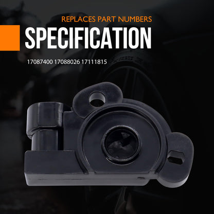 HiSport 17087400 Throttle Position Sensor TPS - Compatible with Buick Cadillac Chevry GMC Suburban Isuzu Oldsmobile Pontiac - Accelerator Pedal Fuel Idle Control Valve Sensor 1987-1991