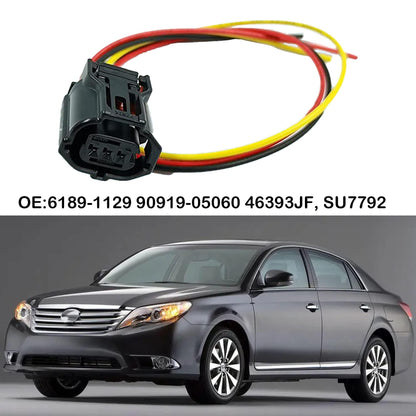 HiSport 2PCS Camshaft Position Sensor CPS Connector Pigtail Plug Wire Wiring Harness Compatible with Lexus, Toyota, Scion Replacement for OEM 6189-1129 90919-05060 46393JF, SU7792