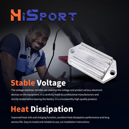 HiSport Voltage Regulator Rectifier 12/15 Amp Half Wave Compatible with Kohler Engines Replaces 25 403 35-S