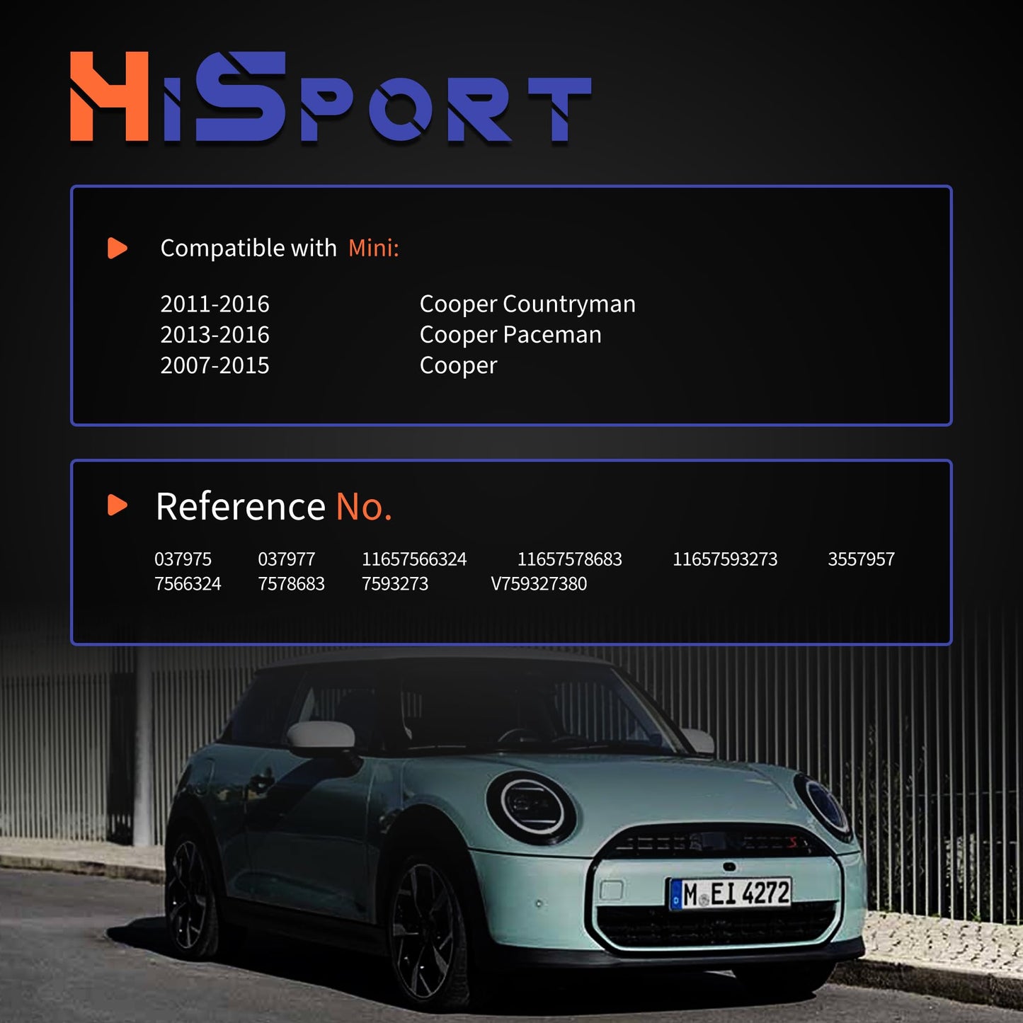 HiSport Turbocharger Diverter Valve - Compatible with Mini 2011-2016 Cooper Countryman 2013-2016 Cooper Paceman 2007-2015 Cooper - Replace 11657593273