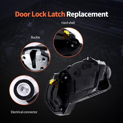 HiSport 72650-T0A-H01 Power Door Lock Actuator Rear Left - Compatible with Honda Accord Sedan 4 Doors 2013 2014 2015 2016 2017