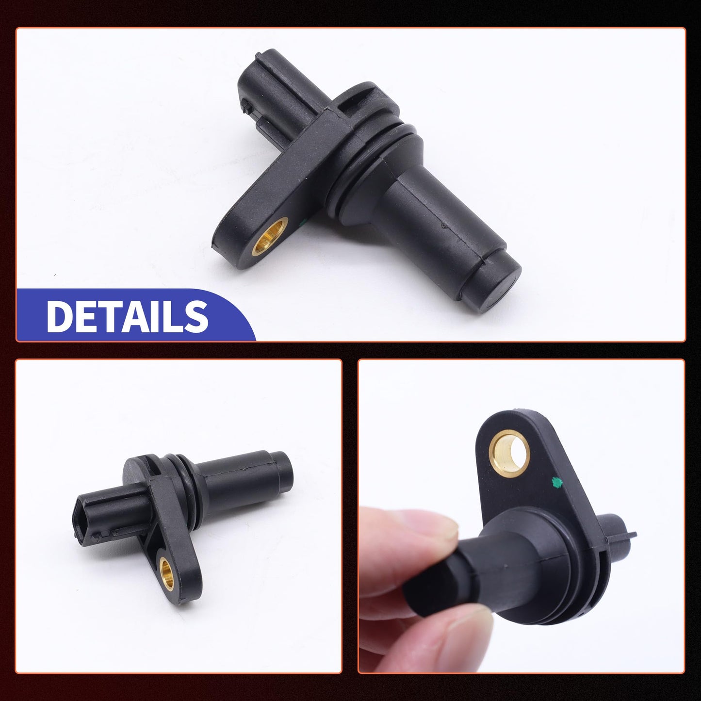 HiSport Crankshaft Position Sensor - Compatible with Infiniti EX35 EX37 FX35 FX37 Nissan 350Z 370Z Altima Renault Safrane Replaces 23731JA10B