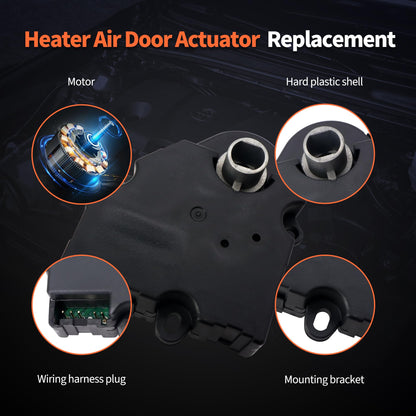 HiSport HVAC Air Blend Door Actuator 20826182 15-73989 604-140 1573989 Compatible with Chevy Traverse 2009-2013, Buick Enclave 2008-2013, GMC Acadia 2007-2013, Saturn Outlook 2007-2010