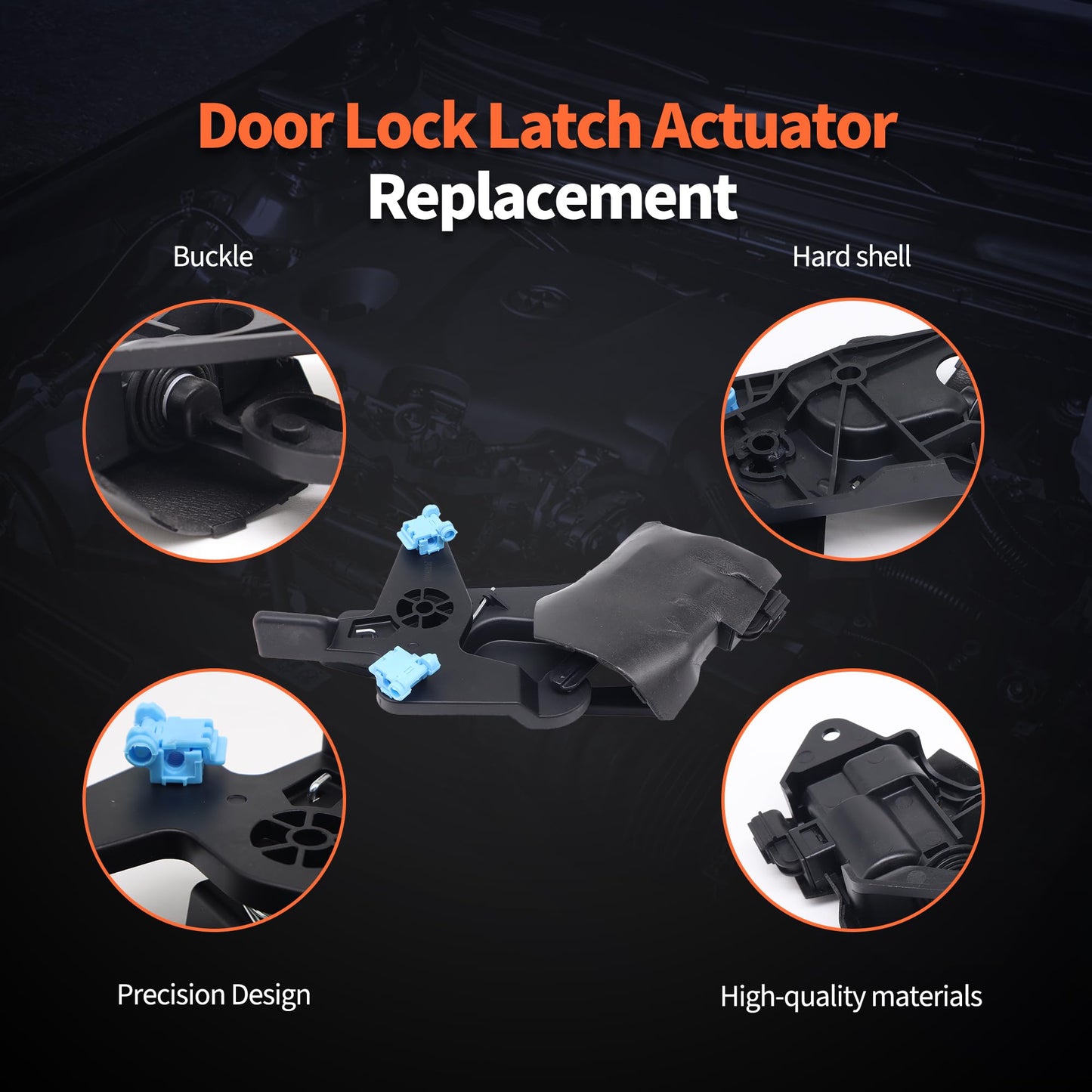 HiSport Rear Gate Powered Tailgate Lock Actuator GC3Z-9943170-E Compatible with Ford F150 F250 F350 2017-2021 Replaces GC3Z-9943170-A FL3Z-9943170-C GC3Z-9943170-B