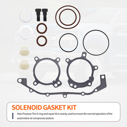 HiSport Dual Vanos O-Ring Seal Repair Kit - Compatible with BMW E36 E39 E46 E53 E60 E83 E85 M52tu M54 1998-2006 - Replacement Timing Solenoid Gasket Kit 11361433513 11361748745
