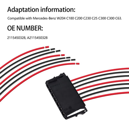 HiSport Tail Light Wire Plug Harness Compatible with Mercedes-Benz W204 C180 C200 C230 C25 C300 C300 C63
