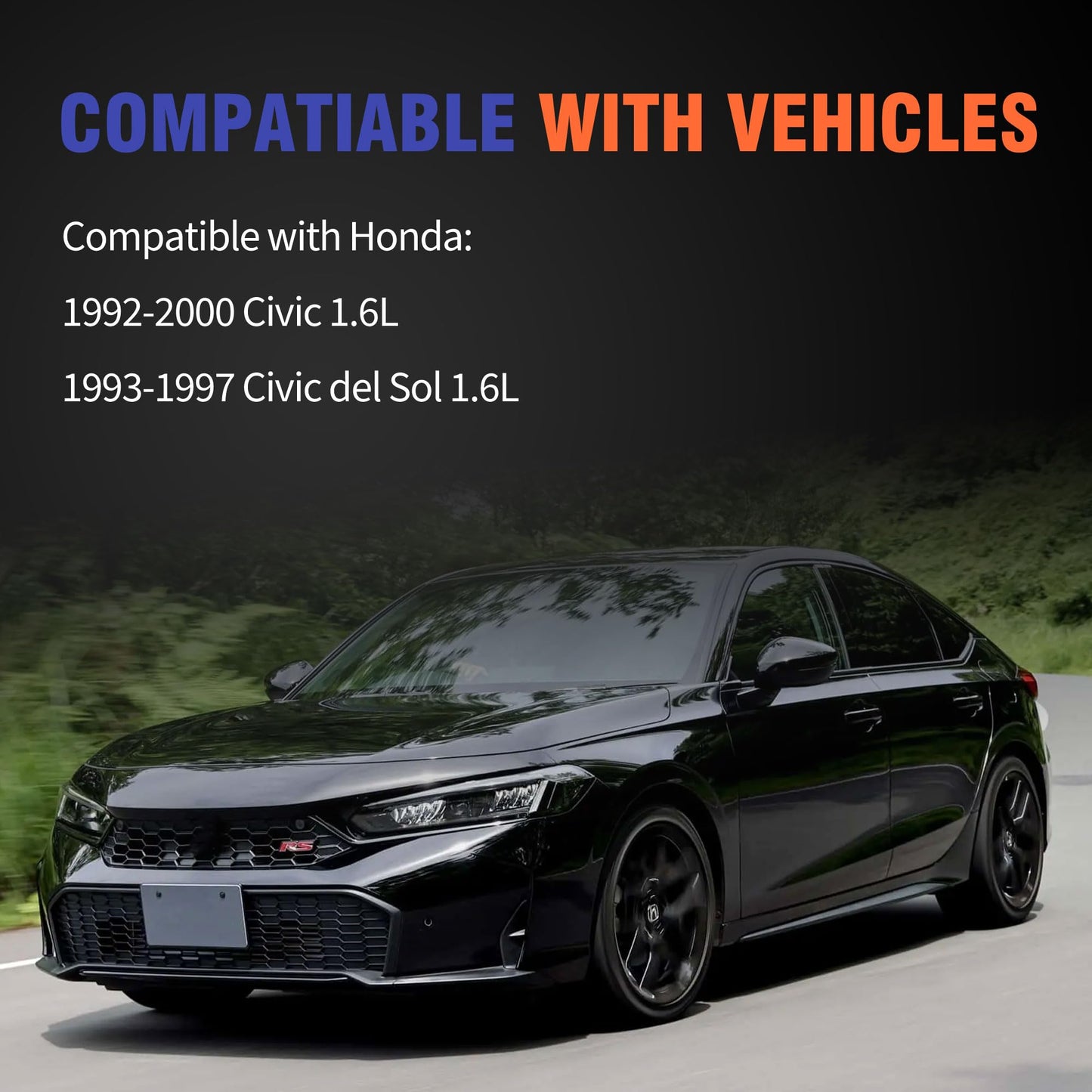 HiSport VS50500R Engine Valve Cover Gasket Set - Compatible with Honda 1992-2000 Civic 1.6L 1993-1997 Civic del Sol 1.6L