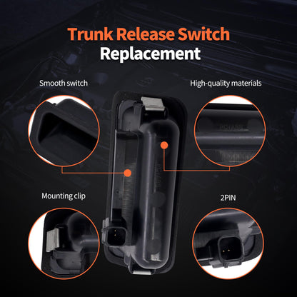 HiSport Rear Trunk Tailgate Rear Door Switch - Compatible with Kia Forte Forte5 Replaces 81260-1M500 81260-A6200