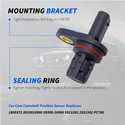 HiSport Engine Camshaft Position Sensor Compatible with Chevrolet Aveo 2009-2011,Aveo5 2009-2011,Cruze 2010-2015,Cruze Limited 2016,Sonic 2012-2018,Trax 2013-2018; Pontiac G3 2009-2010,G3 Wave CAM295