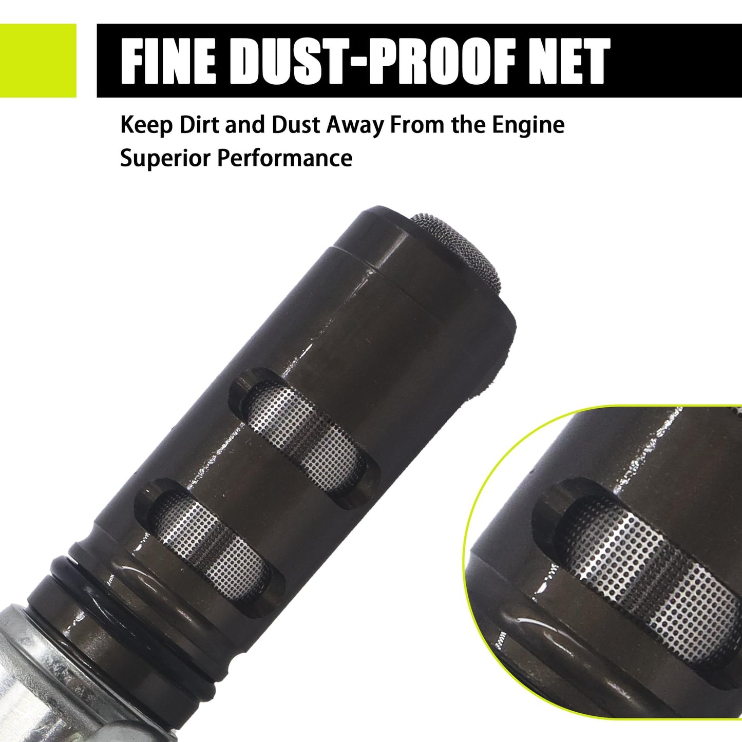 HiSport Variable Valve Timing Solenoid - Intake VVT Actuator Oil Control Valve OCV Compatible with Ford Escape 13-19 / Fiesta 11-19 / Fusion 13-20 / Ikon 14-15 / Transit Connect 14-16