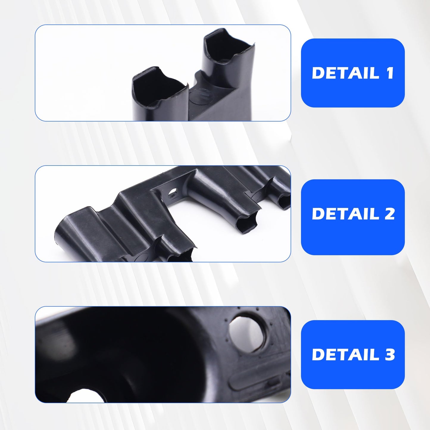 HiSport 12595365 Lifter Guides Trays Buckets - Compatible with GMC Canyon Envoy Savana Chevrolet Avalanche Camaro Hummer H2 H3 H3T Buick Rainier Cadillac CTS Replaces 12569259