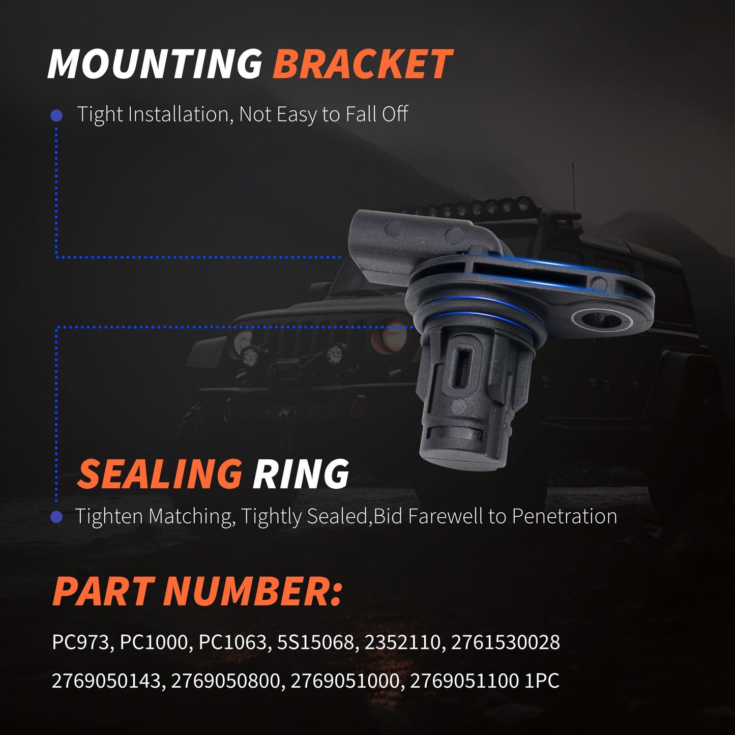 HiSport Engine Camshaft Position Sensor PC973 Compatible with Mercedes-Benz C300 C350 CL550 CL63 E350 E400 E550 E63 G63 GL450 GL550 GLE350 S63 SL550 SL63 SLK350 SLK55 AMG S 2011-2019
