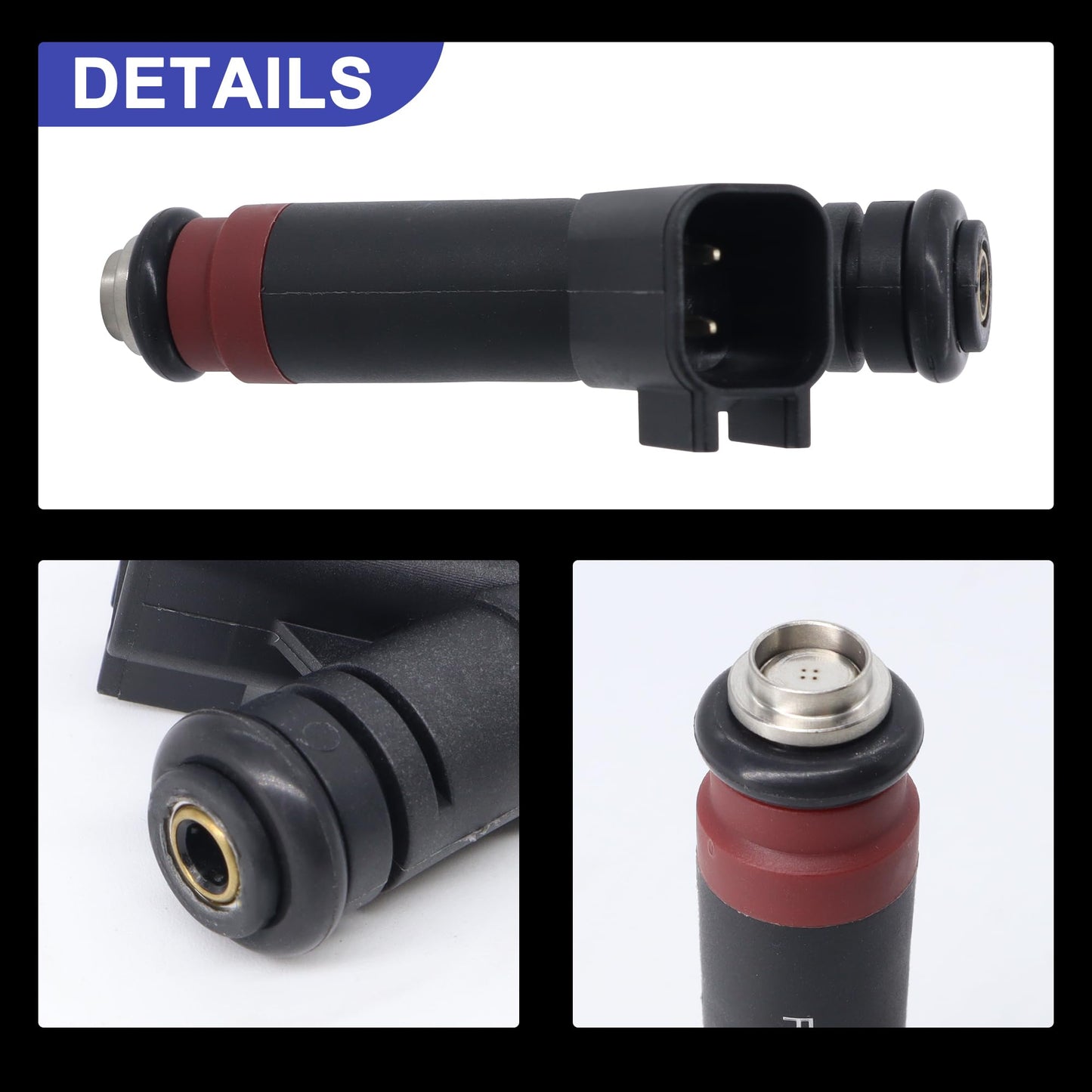 HiSport FJ320 Fuel Injectors Compatible with Ford Taurus 2000-2007,Mercury Sable 2000-2005, 3.0L 6 PCS